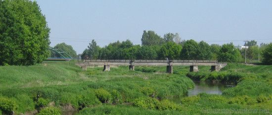 Most kolejowy w Jeziornie